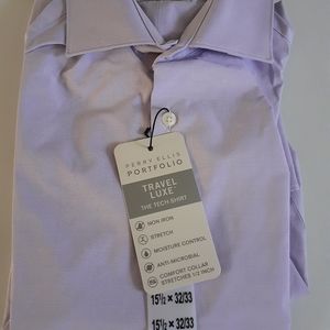 Perry Ellis travel luxe tech shirt
